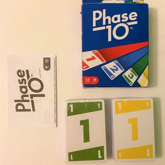 2019 Phase 10 Card Game Mattel New Open Box With Instructions - Picture 3 of 8